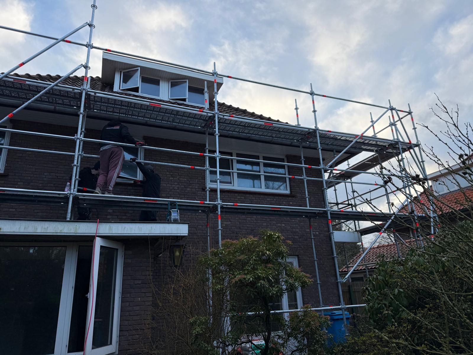 Modulaire trappentoren bij een bouwproject in Eindhoven